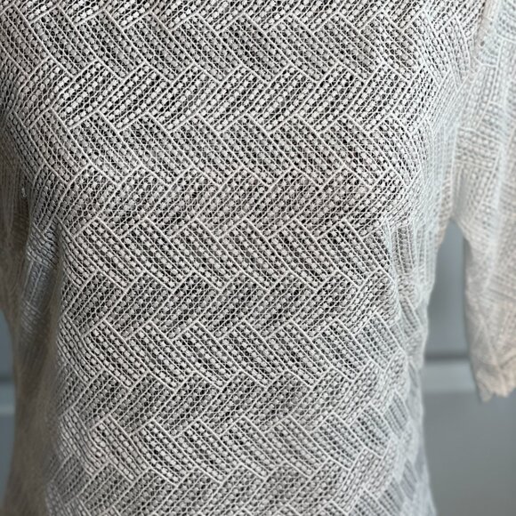 TRINA TURK 3/4 Sleeve Elegant White Dress Size 8 - Picture 2 of 11